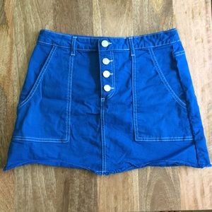Blue jean skirt